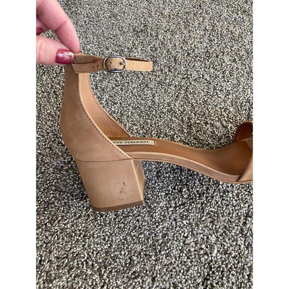 Steve Madden Irenee Leather Upper Block Heel Sandals – Size 9 - Picture 10 of 10